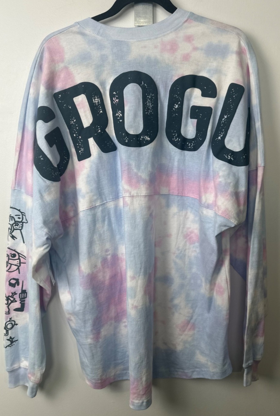 NEW Disney Star Wars: The Mandalorian Grogu Tie Dye Spirit Jersey Adult XL A5